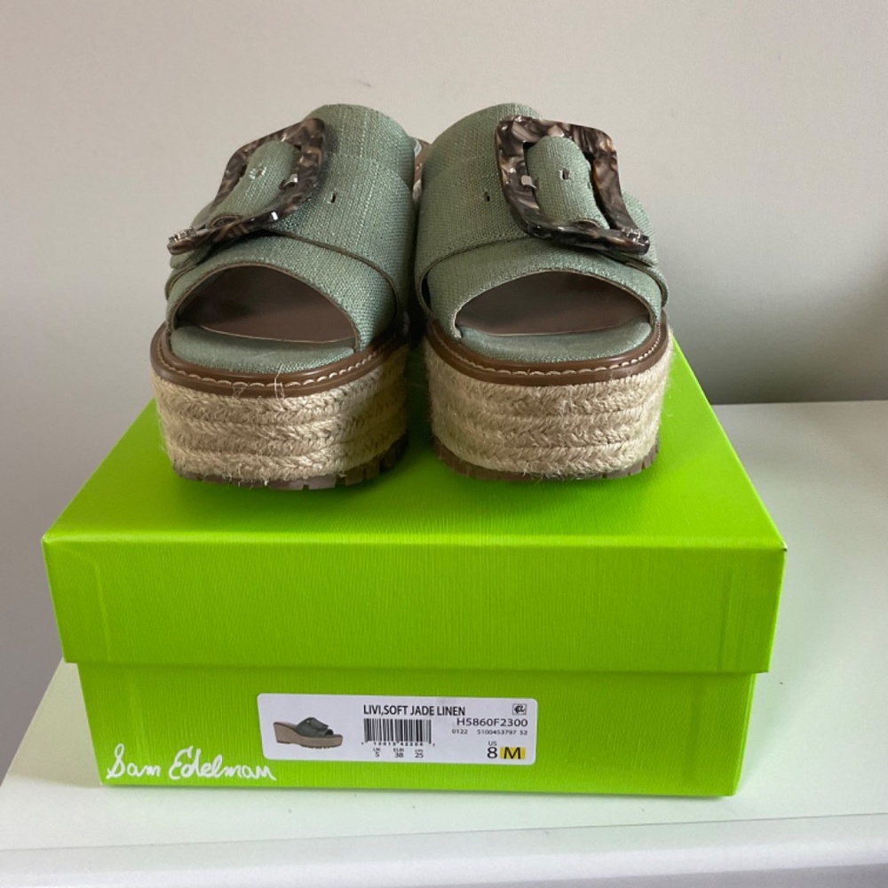 Sam Edelman Size 8 Clogs Platforms Slides - image 2